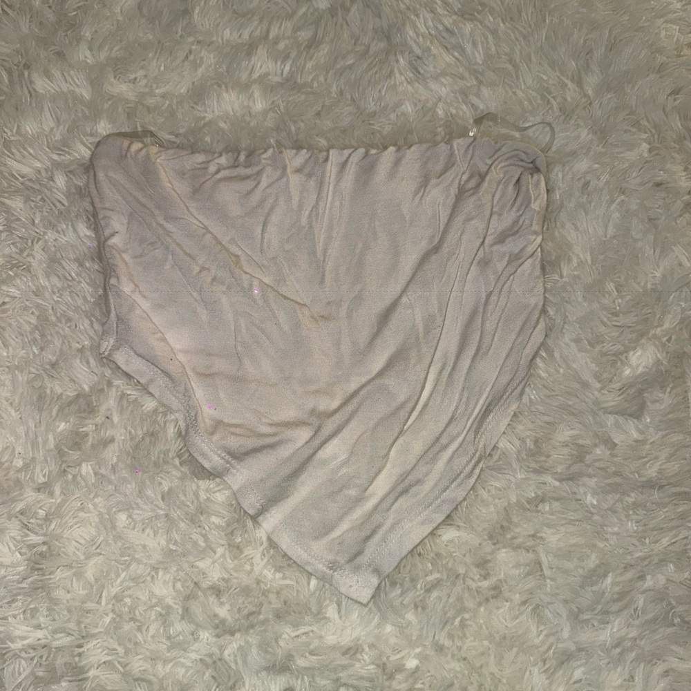 Women's white tube top